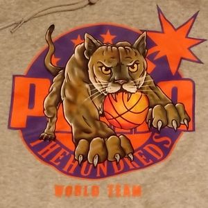 The hundreds x puma pull over hoodie